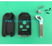 Honda 3+1 Button Flip Remote Key Shell