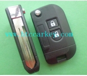 nissan  2  button  flip  key  shell